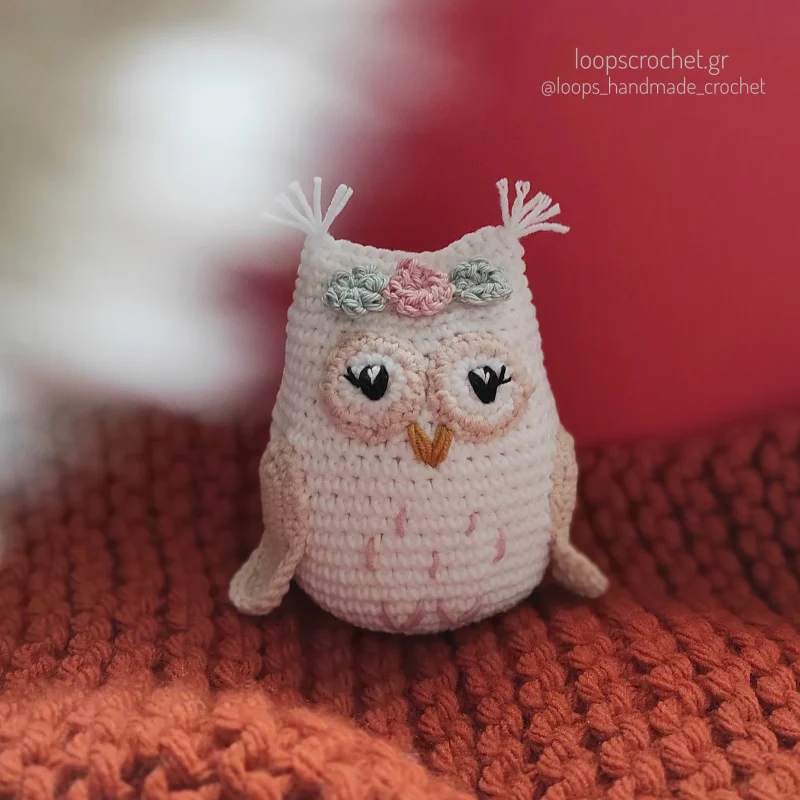 πλεκτή κουκουβάγια κουκλάκι amigurumi για κορίτσια δώρο χειροποίητο πλεκτή κουκουβάγια κουκλάκι amigurumi για κορίτσια δώρο χειροποίητο