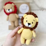 πλεκτό κουκλάκι amigurumi λιοντάρι δώρο για αγόρι 1