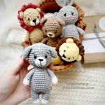πλεκτό σκυλάκι κουκλάκι amigurumi για αγόρι δώρο χειροποίητο