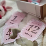milestone cards κάρτες βρεφικής ανάπτυξης δώρο σε νεογέννητο μωρό loops