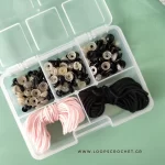 Υλικά για amigurumi 3 μεγέθη από πλαστικά μάτια loops crochet
