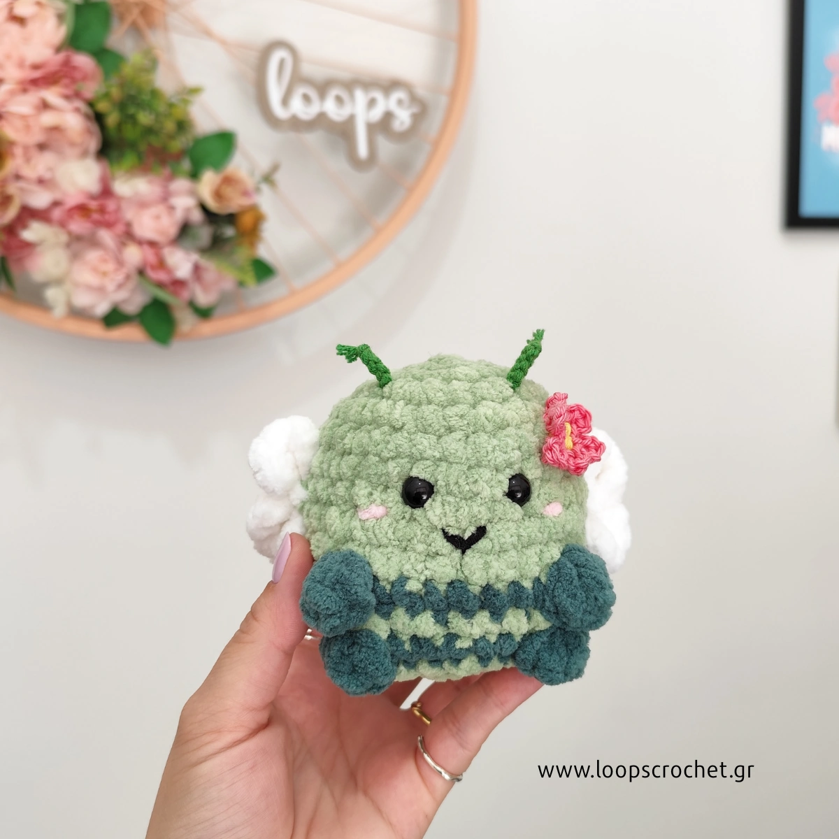 πλεκτή μέλισσα amigurumi πλεκτό κουκλάκι με βελονάκι χειροποίητο loops crochet λαχανί-πράσινο πλεκτή μέλισσα amigurumi πλεκτό κουκλάκι με βελονάκι χειροποίητο loops crochet λαχανί-πράσινο