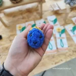 πλεκτό ψάρι amigurumi χρώμα μπλε χειροποίητο handmade loopscrochet